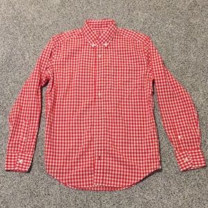 🔝Boys button up checked shirt. Size 14